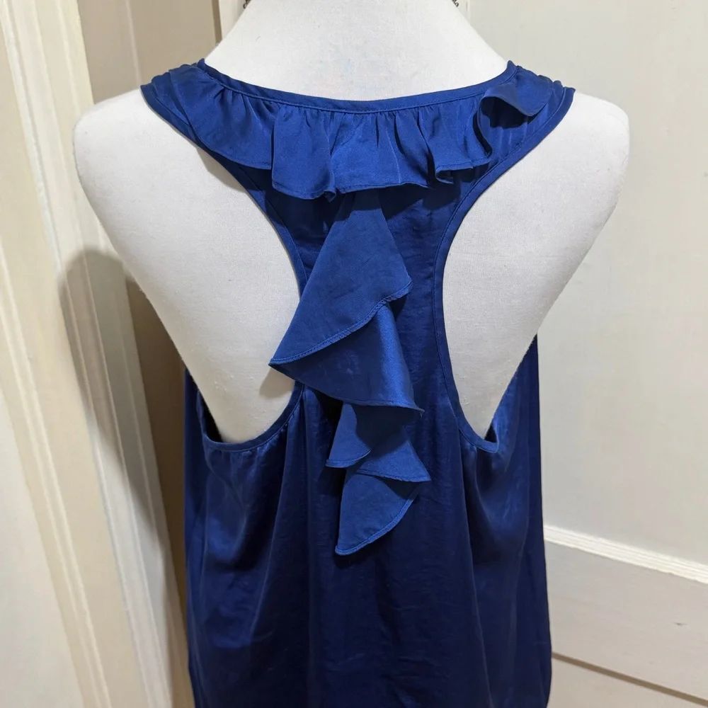 Violet & Claire Navy Sleeveless Blouse Womens Large
